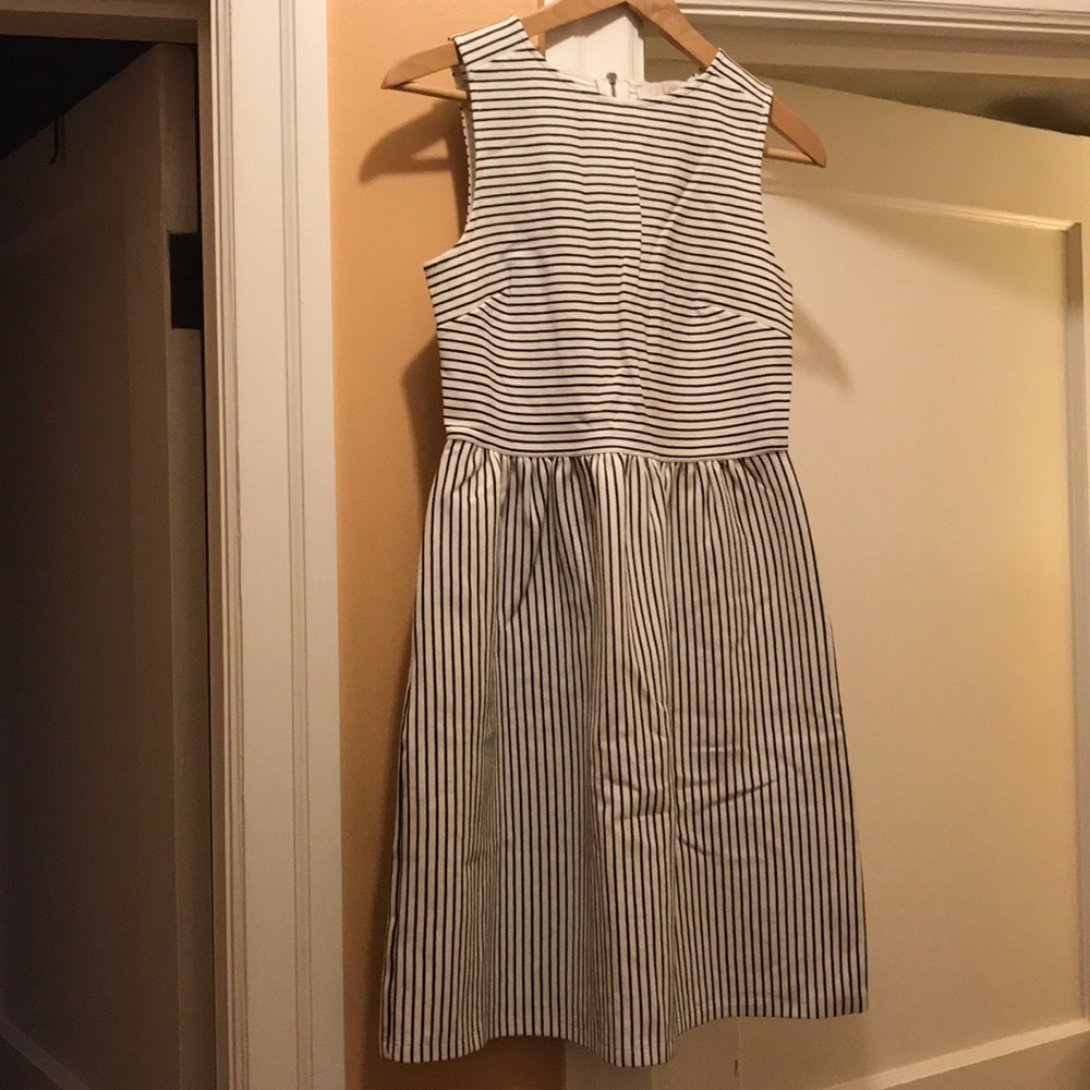 Loft striped sleeveless dress